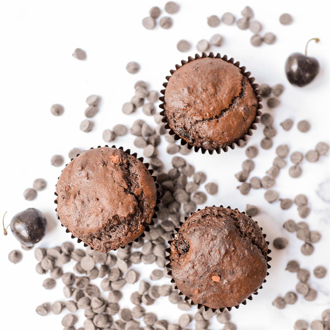 Chocolate Cherry Muffins Recipe