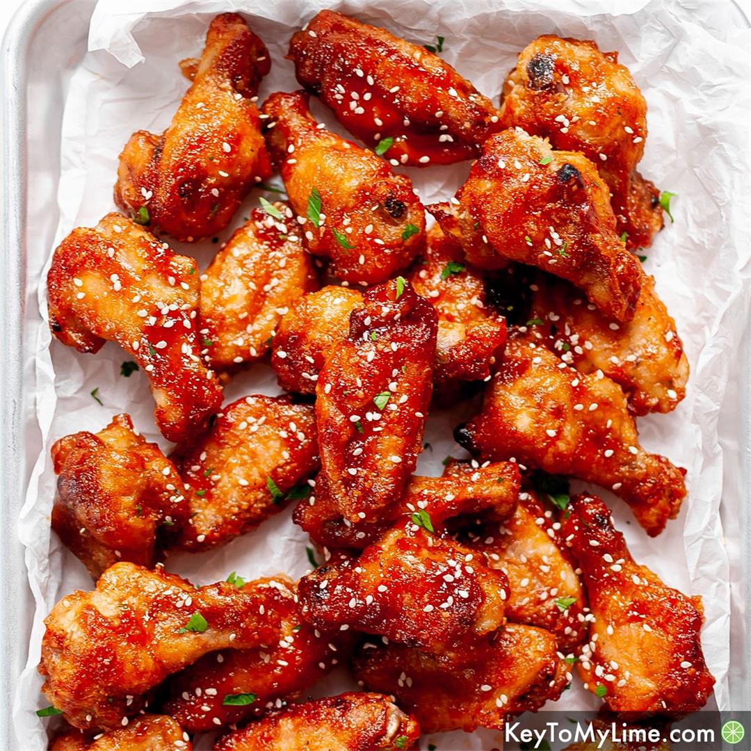 BEST Sweet and Sour Chicken Wings Recipe {VIDEO}