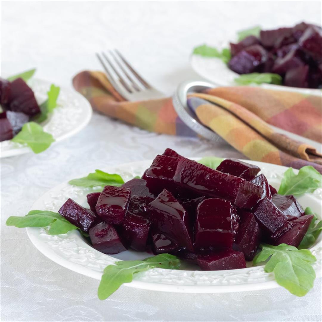 Braised Beets with Balsamic Finish