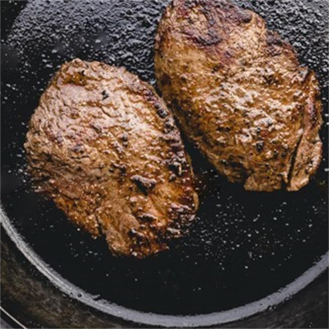 Pan-Seared Top Sirloin Steaks
