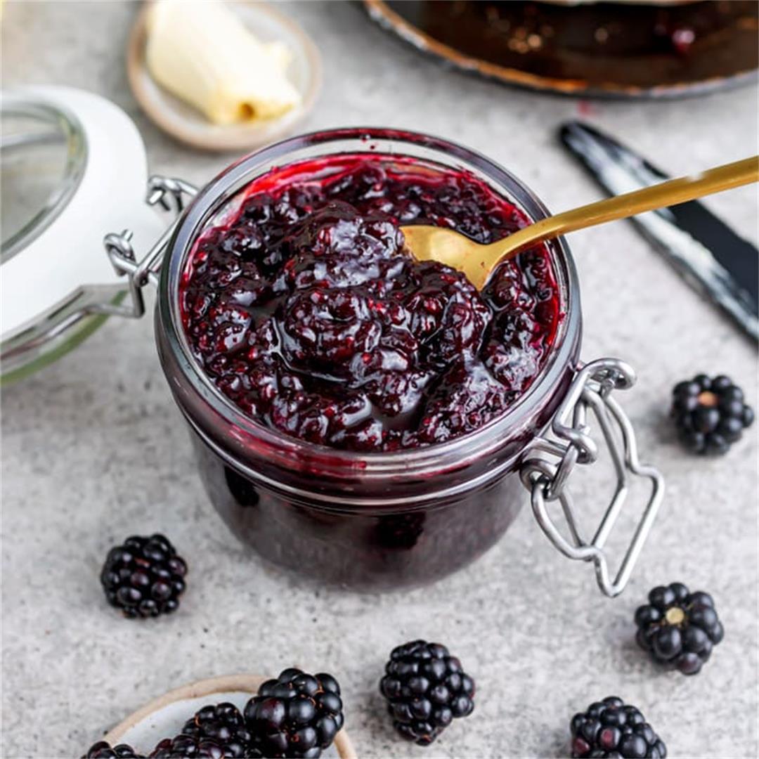 Wild blackberry jam (no pectin)