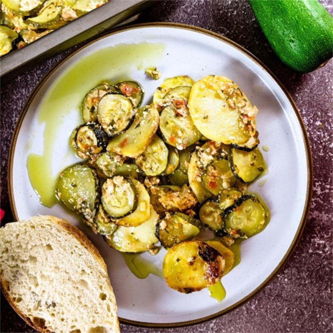 Greek Zucchini & Potato Casserole