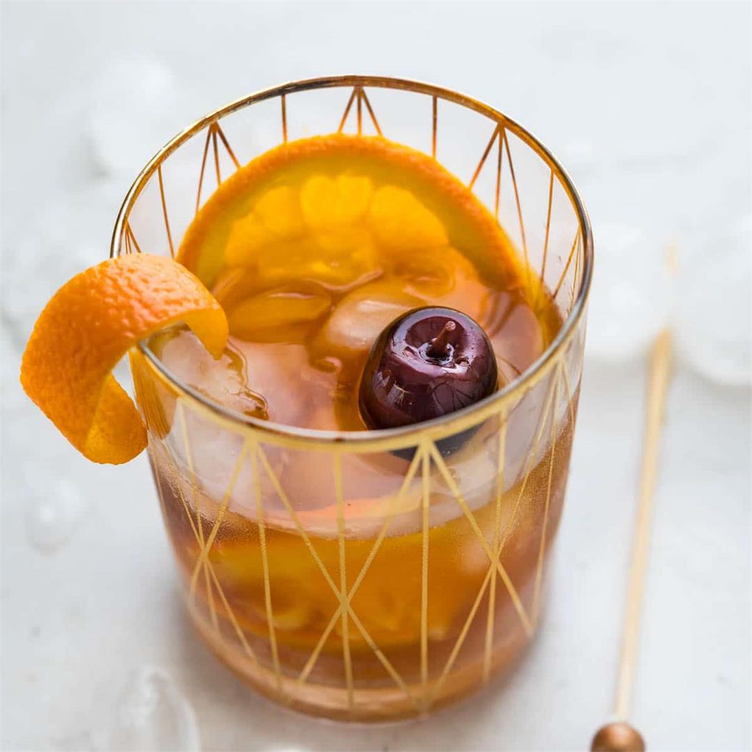 Wintry Spiced Christmas Old Fashioned
