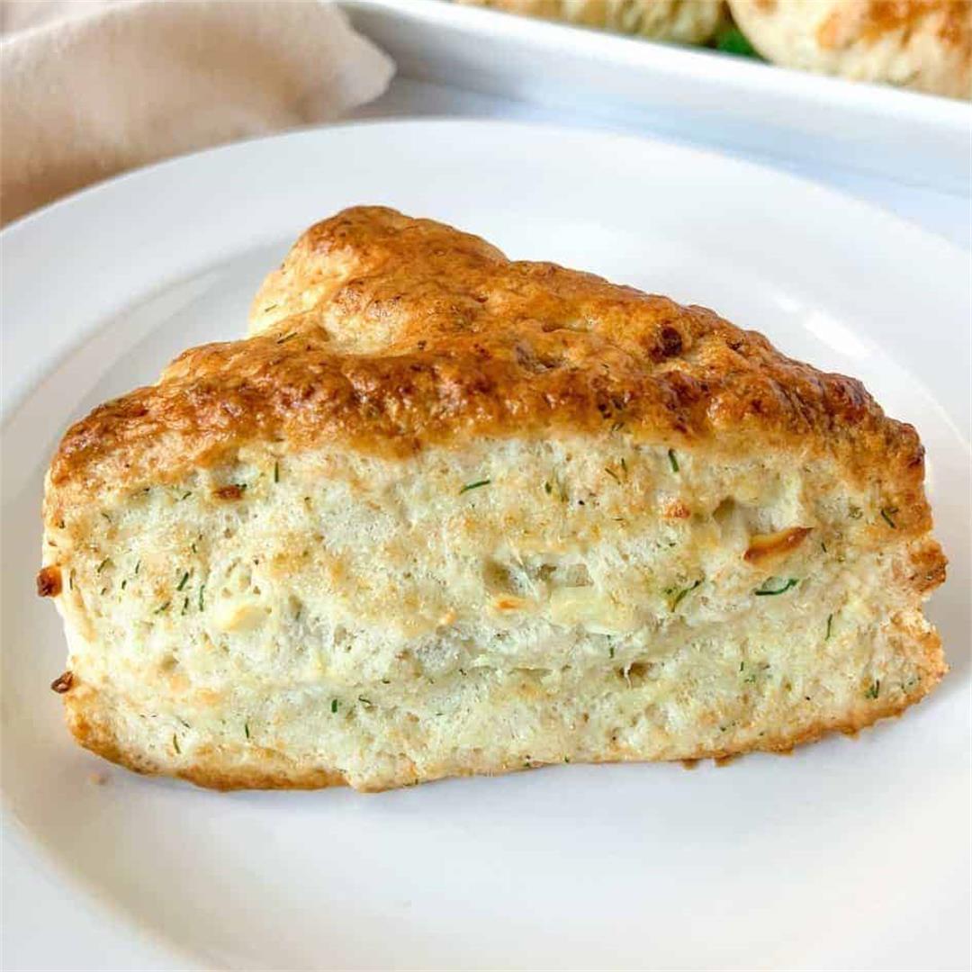 Dill Scones with Feta Cheese