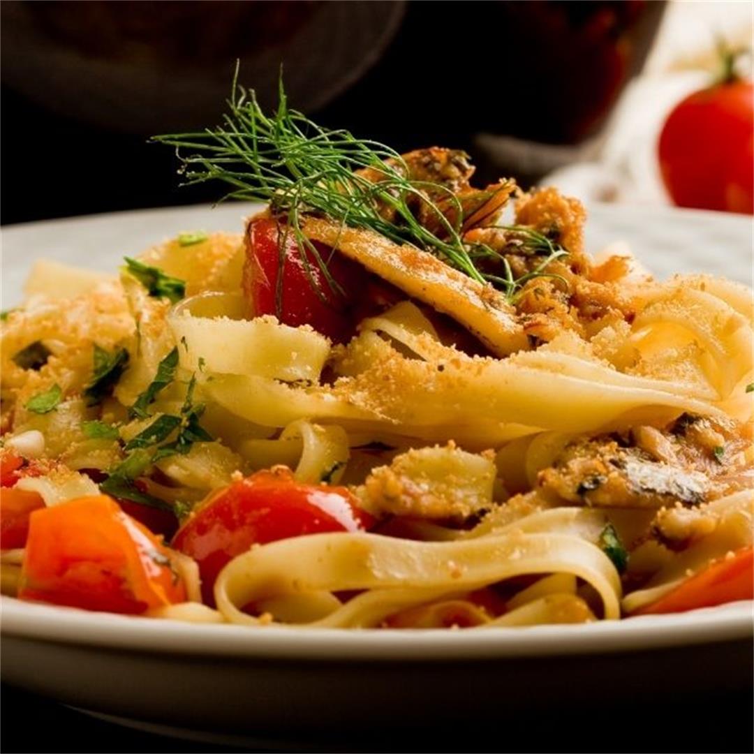 Pasta With Sardines And Cherry Tomatoes: A Recipe With Spectacu