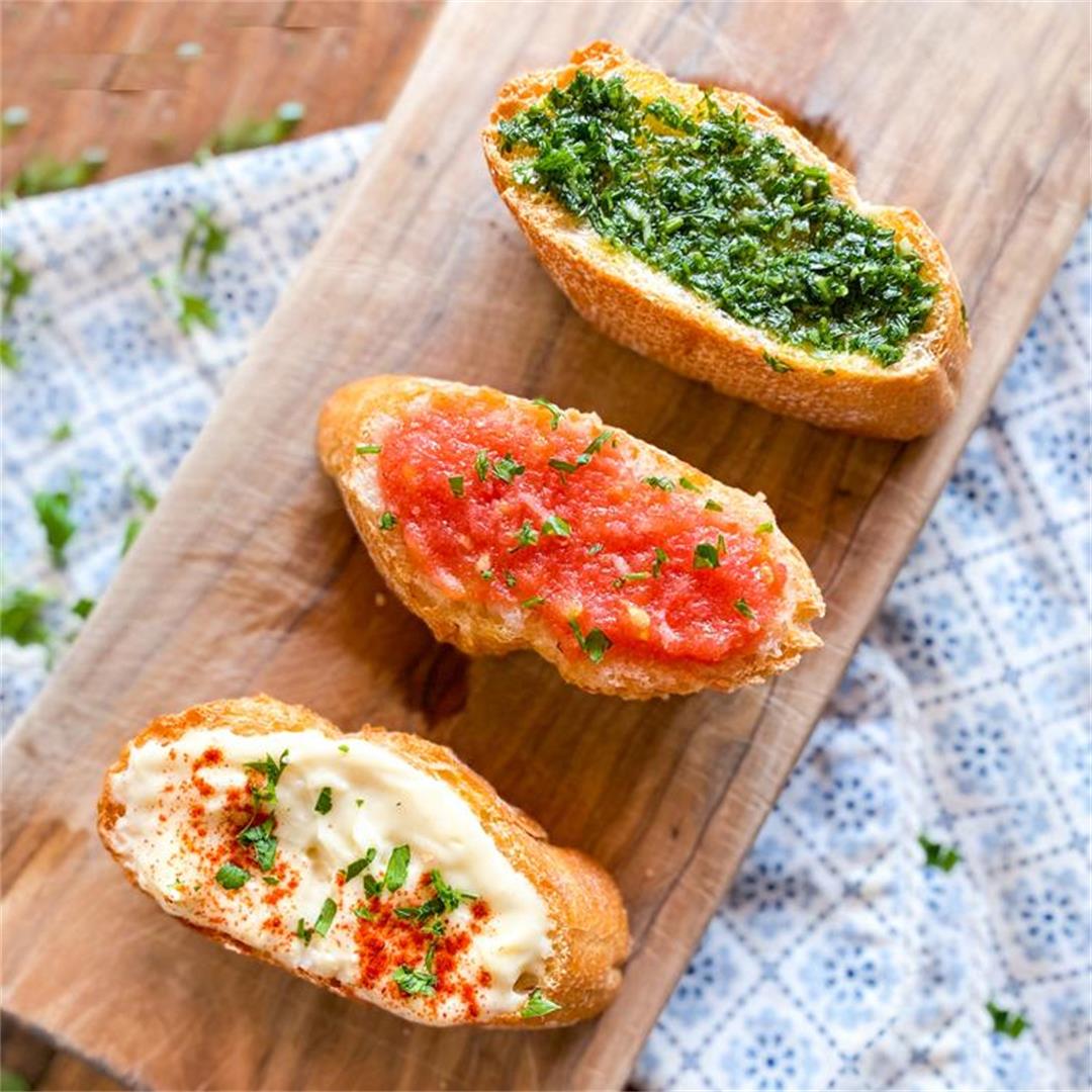 3 Simple Sauces to Jazz up an Ordinary Baguette