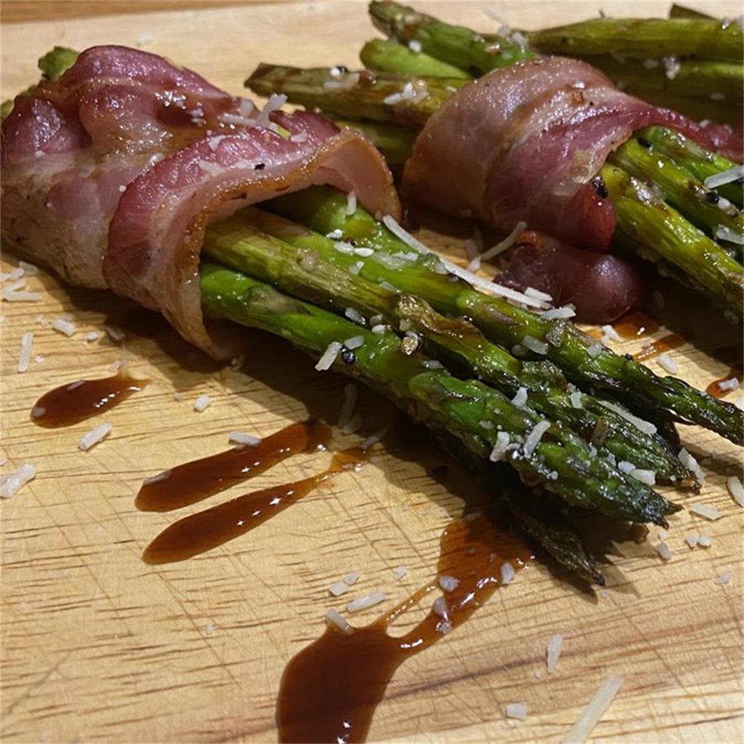 Smoked Asparagus with Bacon Recipe
