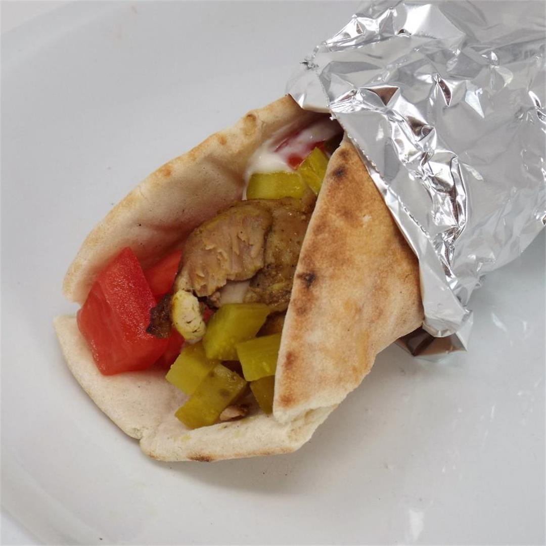 Oven Roasted Chicken Shawarma Wraps