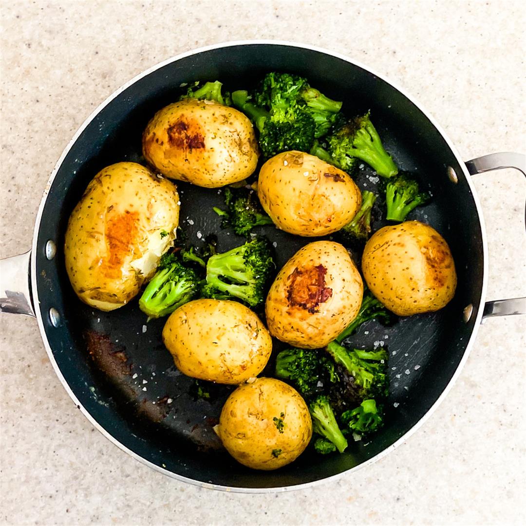 French Farmhouse Potatoes with Broccoli