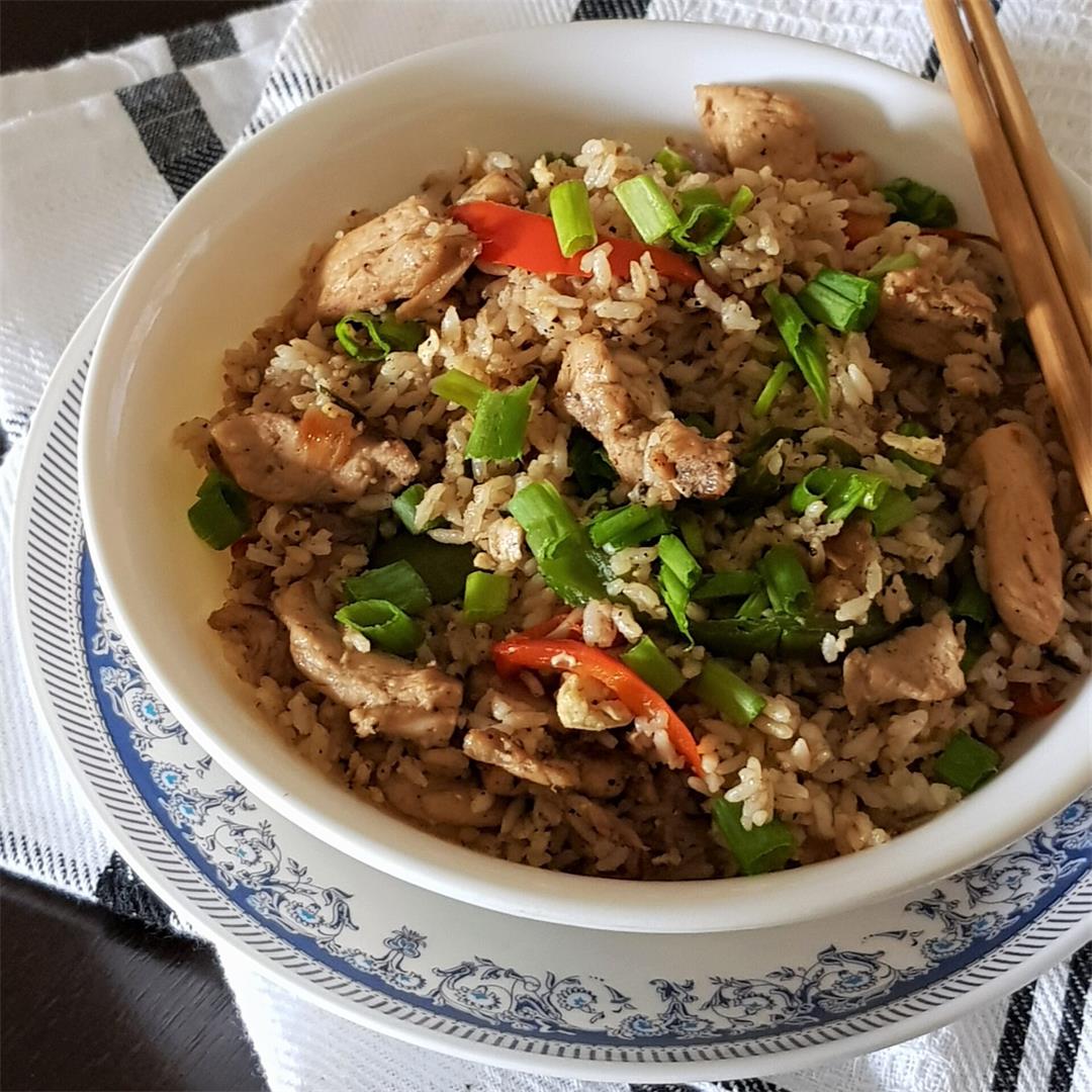 Chicken fried rice/ How to make chicken fried rice