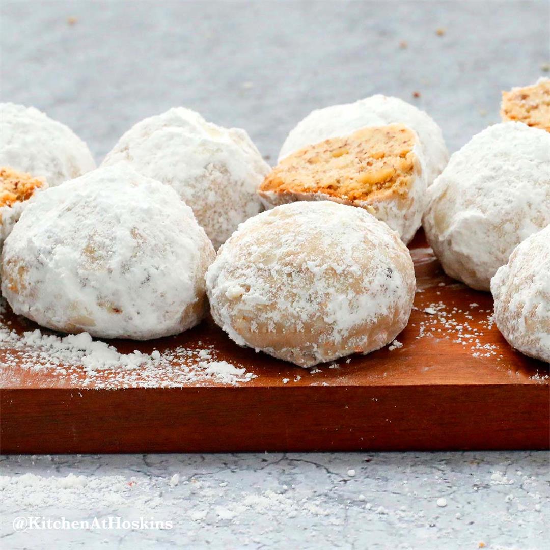 Buttery Pecan Snowball Cookies Recipe