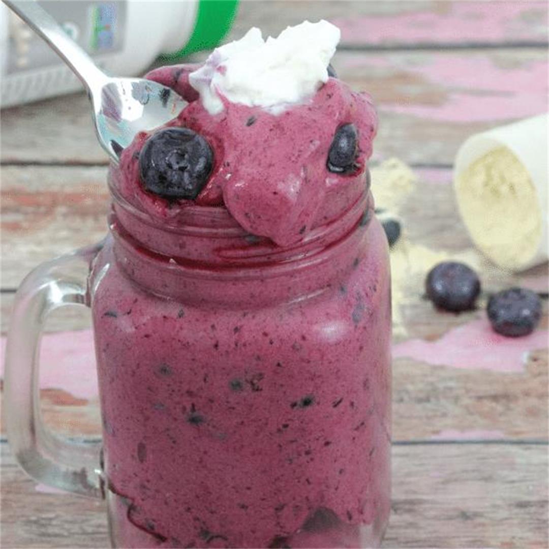 Crazy Easy, High Protein, Triple Berry Fluff (Paleo)