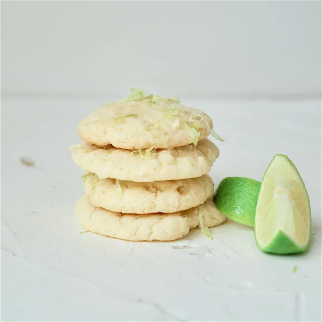 Tasty Key Lime Cake Mix Cookies