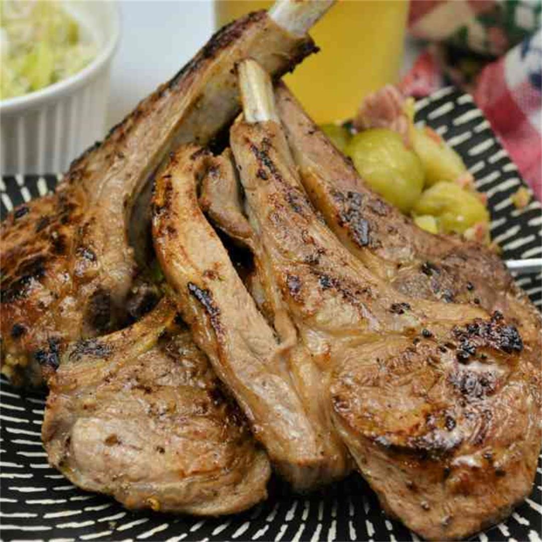 Easy Greek Lamb Chops Recipe-Timea's Kitchen