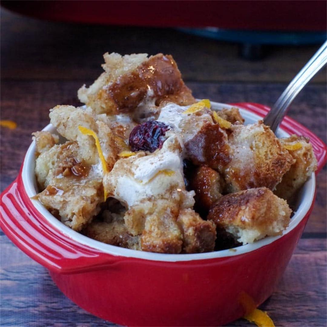 Cranberry Toffee Bread Pudding