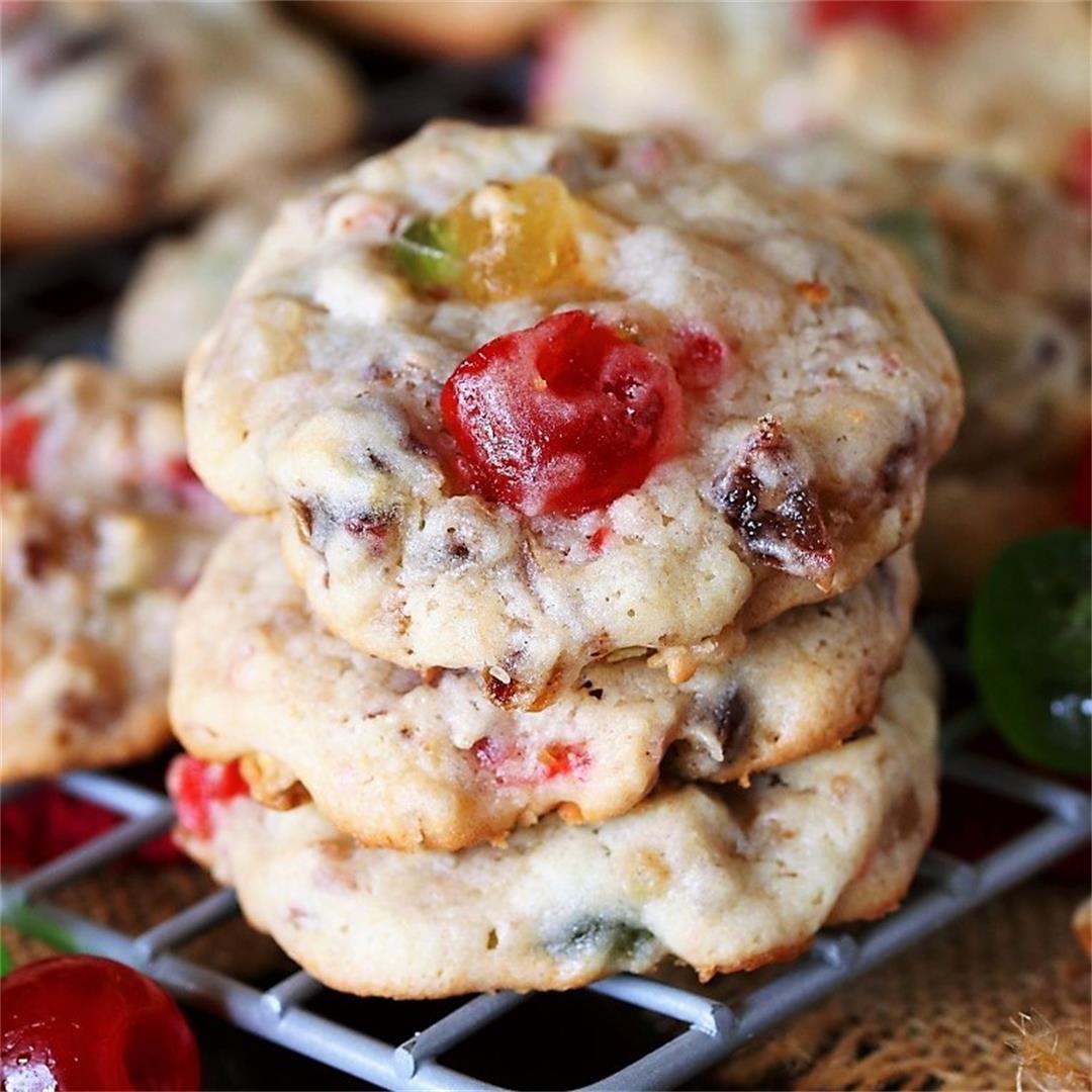 Old-Fashioned Fruitcake Cookies