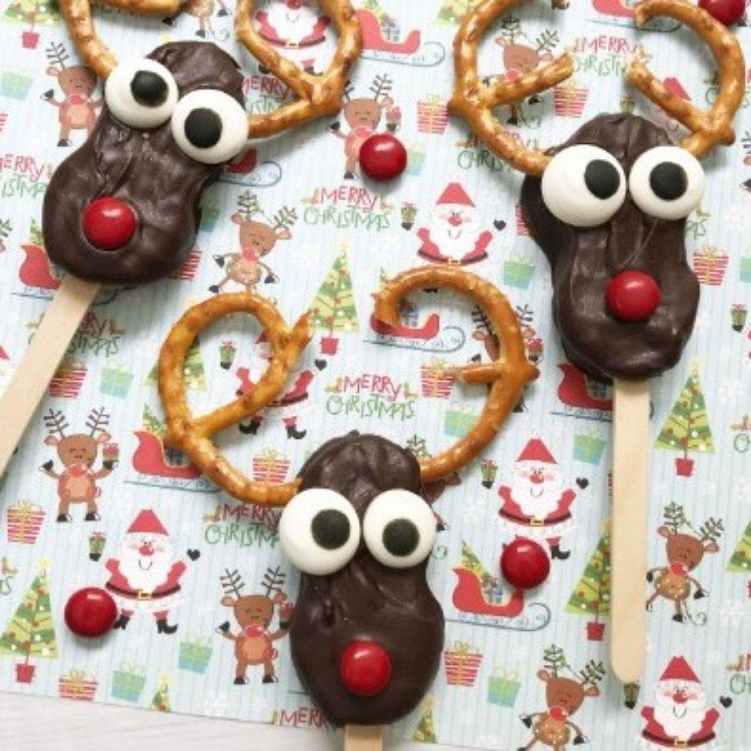 Fun And Easy Nutter Butter Reindeer Christmas Treat