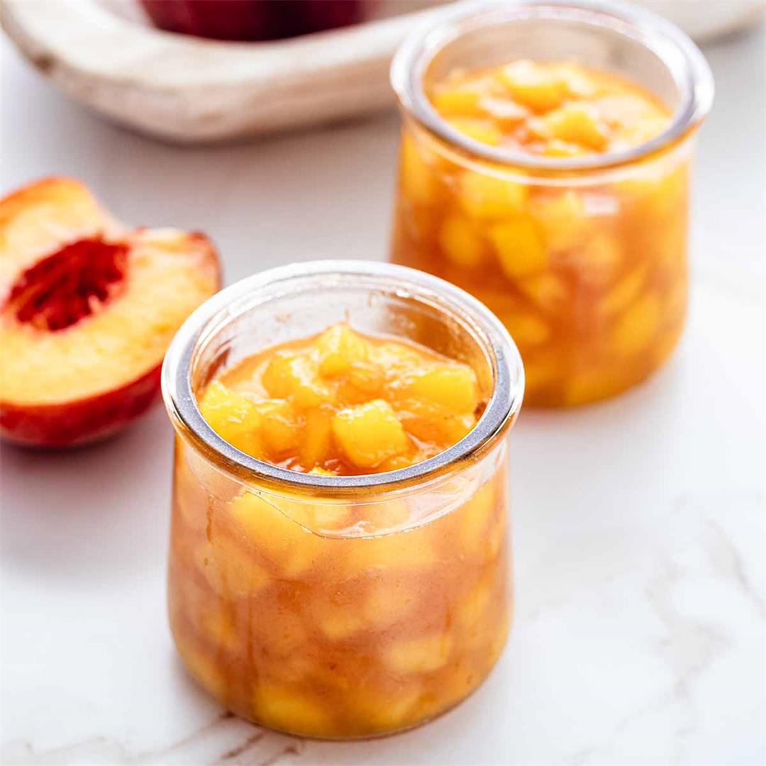 Peach Compote (Quick & Easy Recipe)