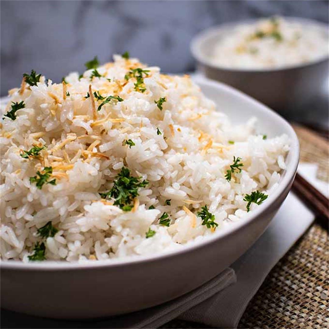 Easy Coconut Rice » Joyful Dumplings
