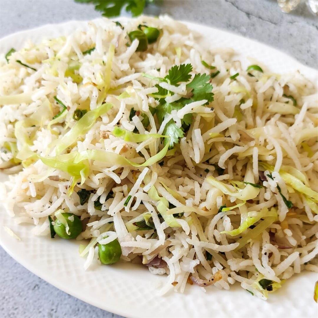 Cabbage fried rice