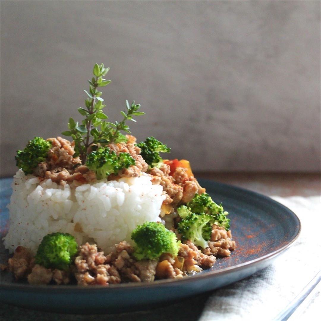 Easy Ground Turkey With Broccoli And Rice