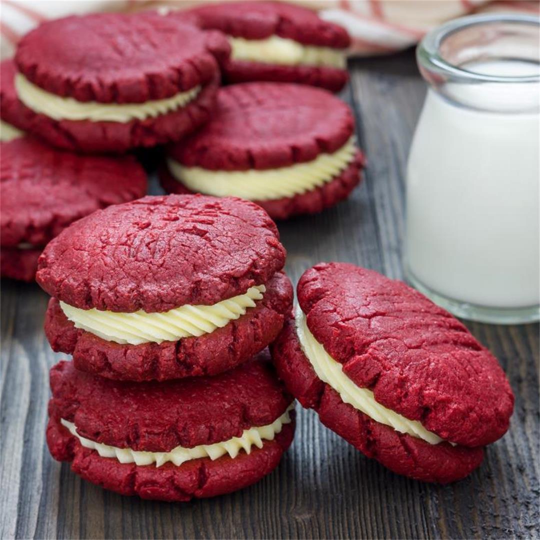 Cookies with Red Velvet Cake Mix