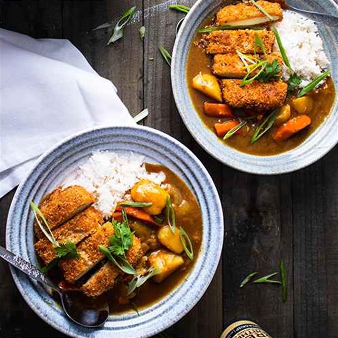 Vegan Tofu Katsu Curry ( How to Use Japanese Curry Packet) » Jo