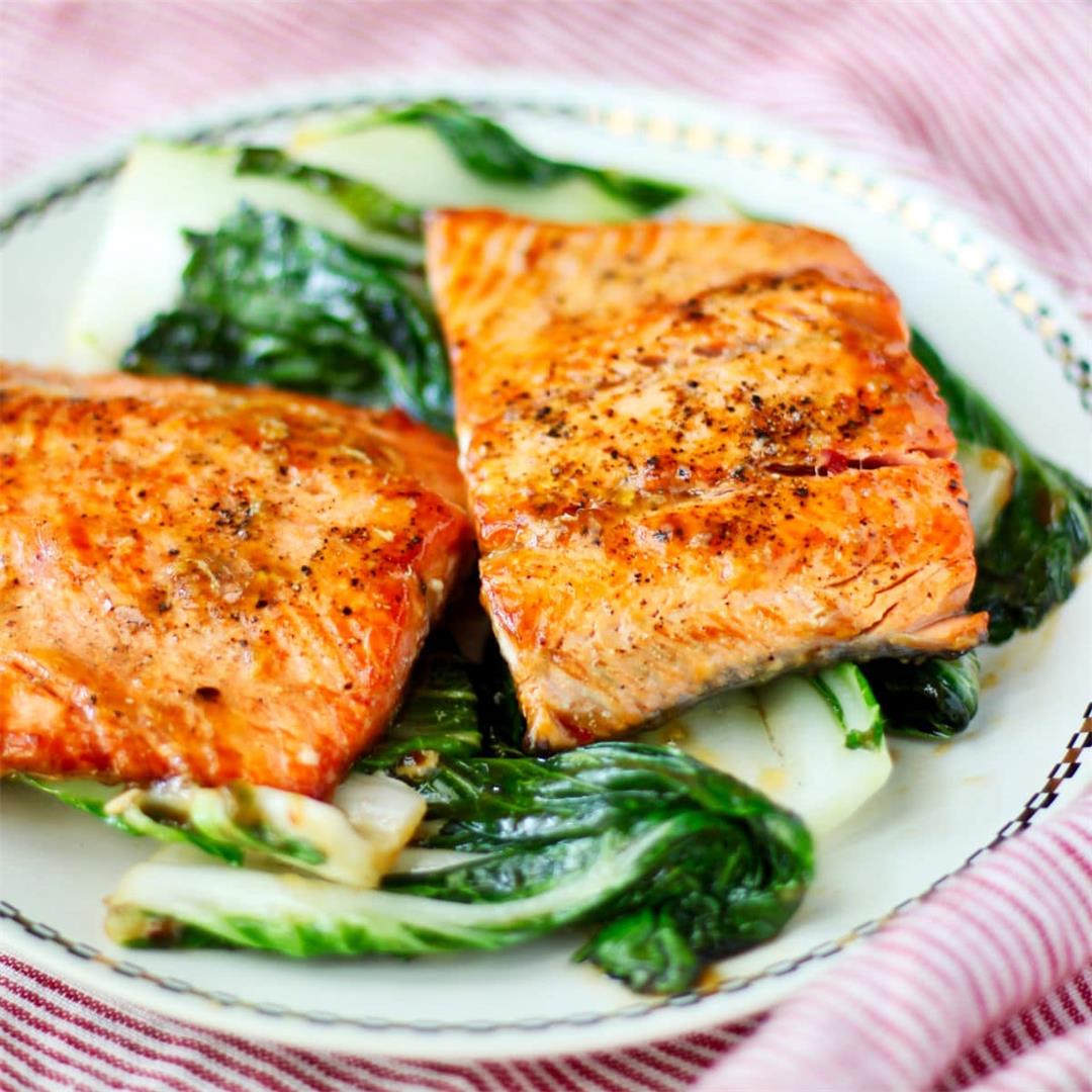 Chili-Glazed Salmon for Two