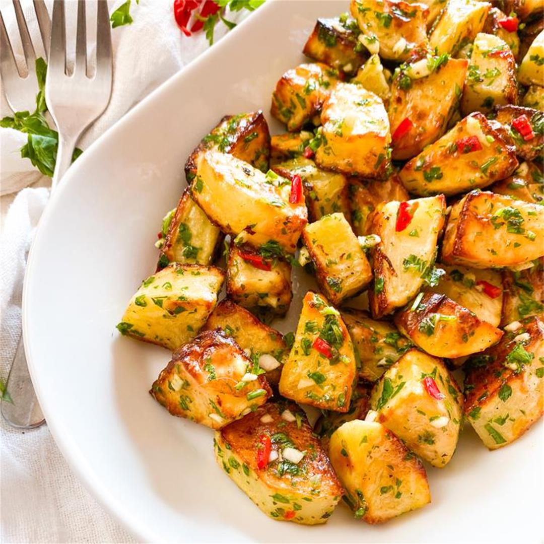 The Most ADDICTIVE Potatoes | Roasted Potatoes with Chimichurri