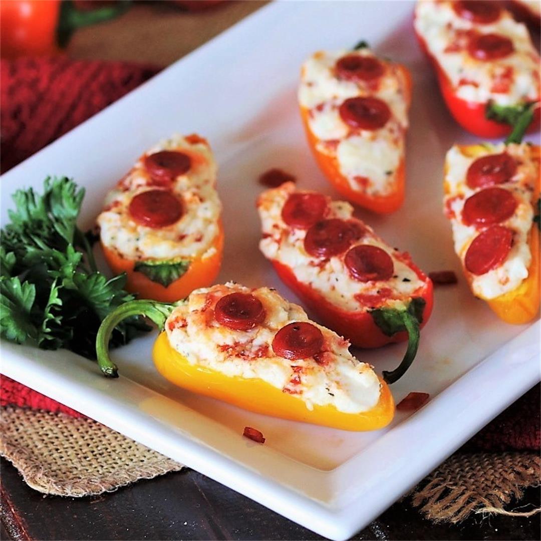 Pepperoni Pepper Poppers