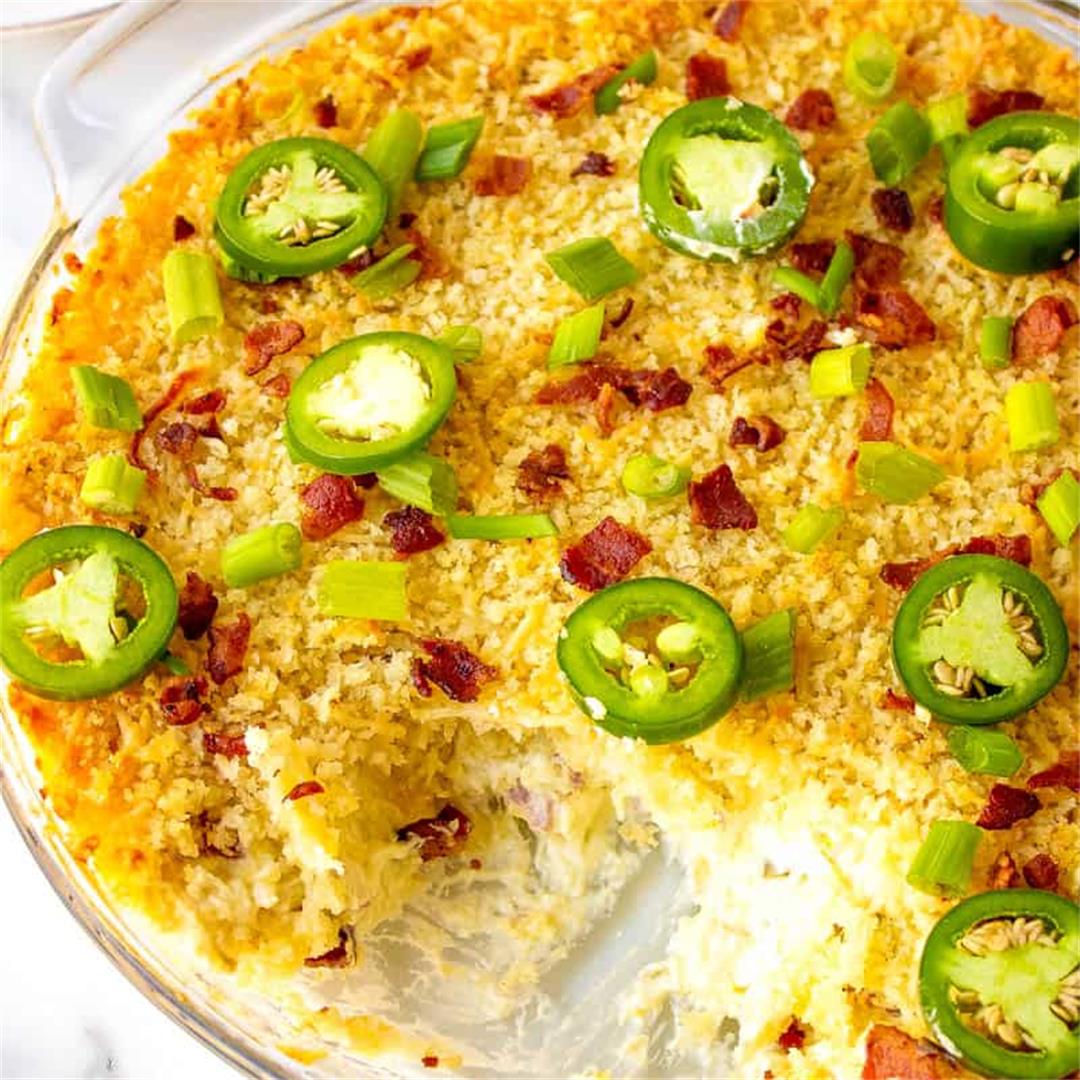Easy Jalapeño Popper Dip With Bacon
