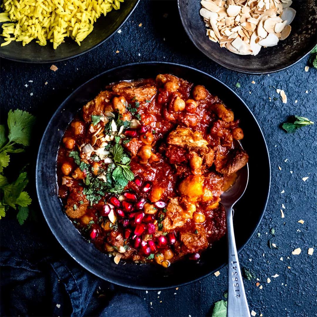 Rich and Tender Easy Slow Cooker Lamb Tagine