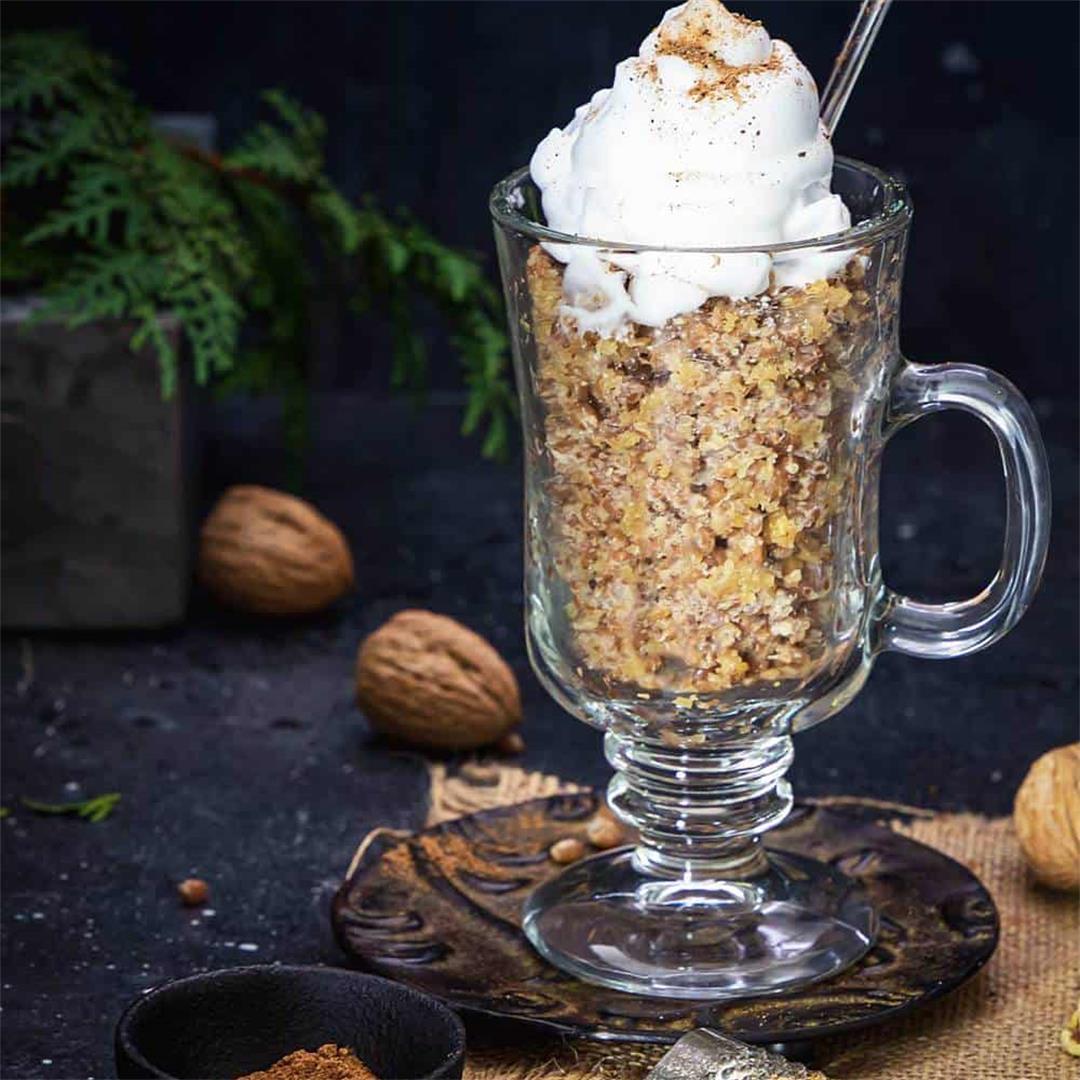 Wheat Berry Pudding with Walnuts