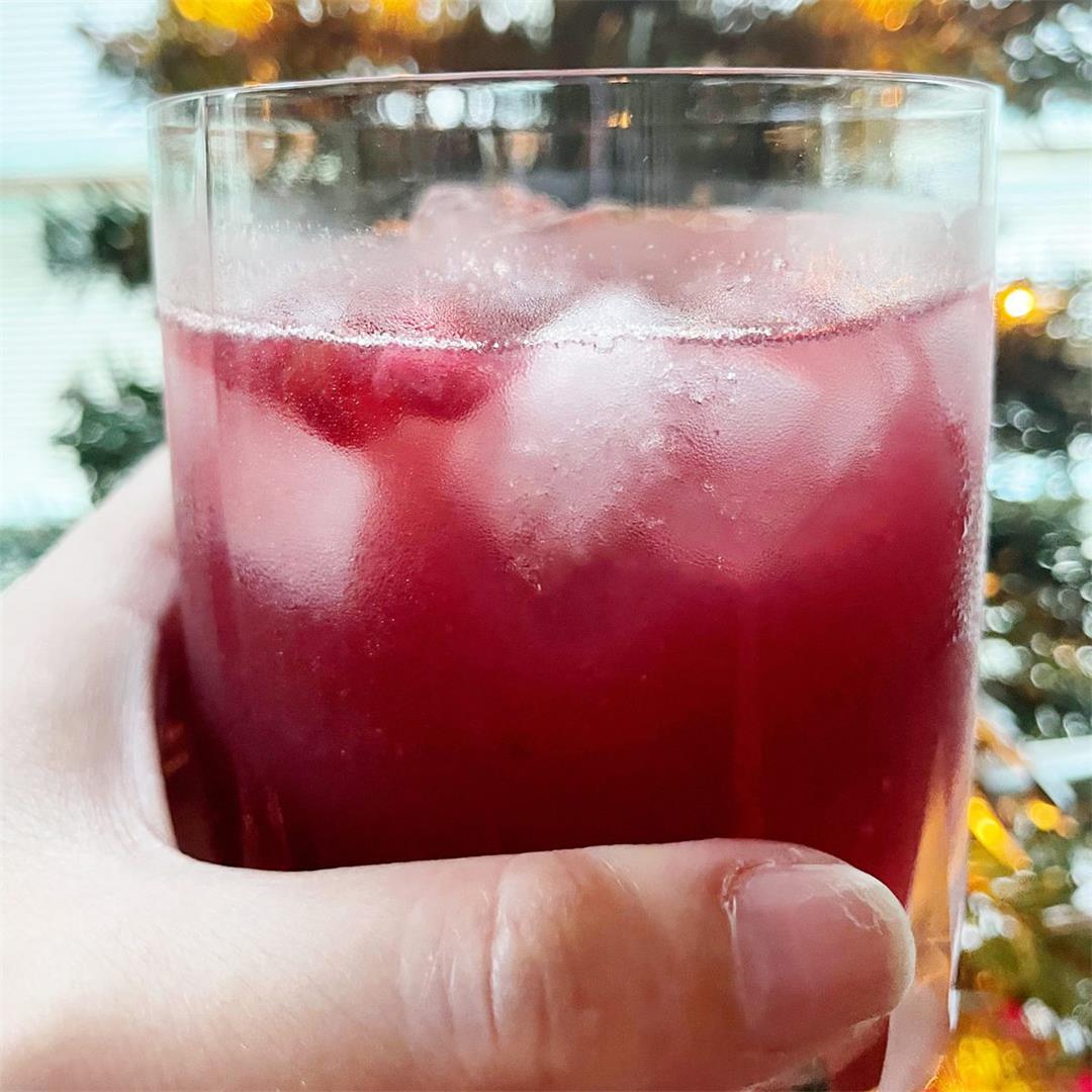 Pomegranate Key Lime Tequila Cocktail