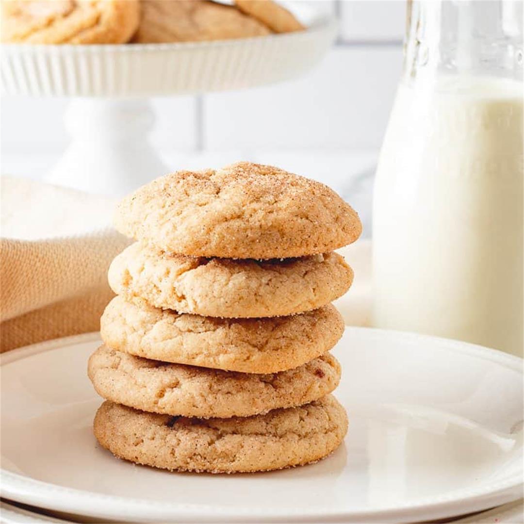 Easy Snickerdoodle Cookies (without cream of tartar)