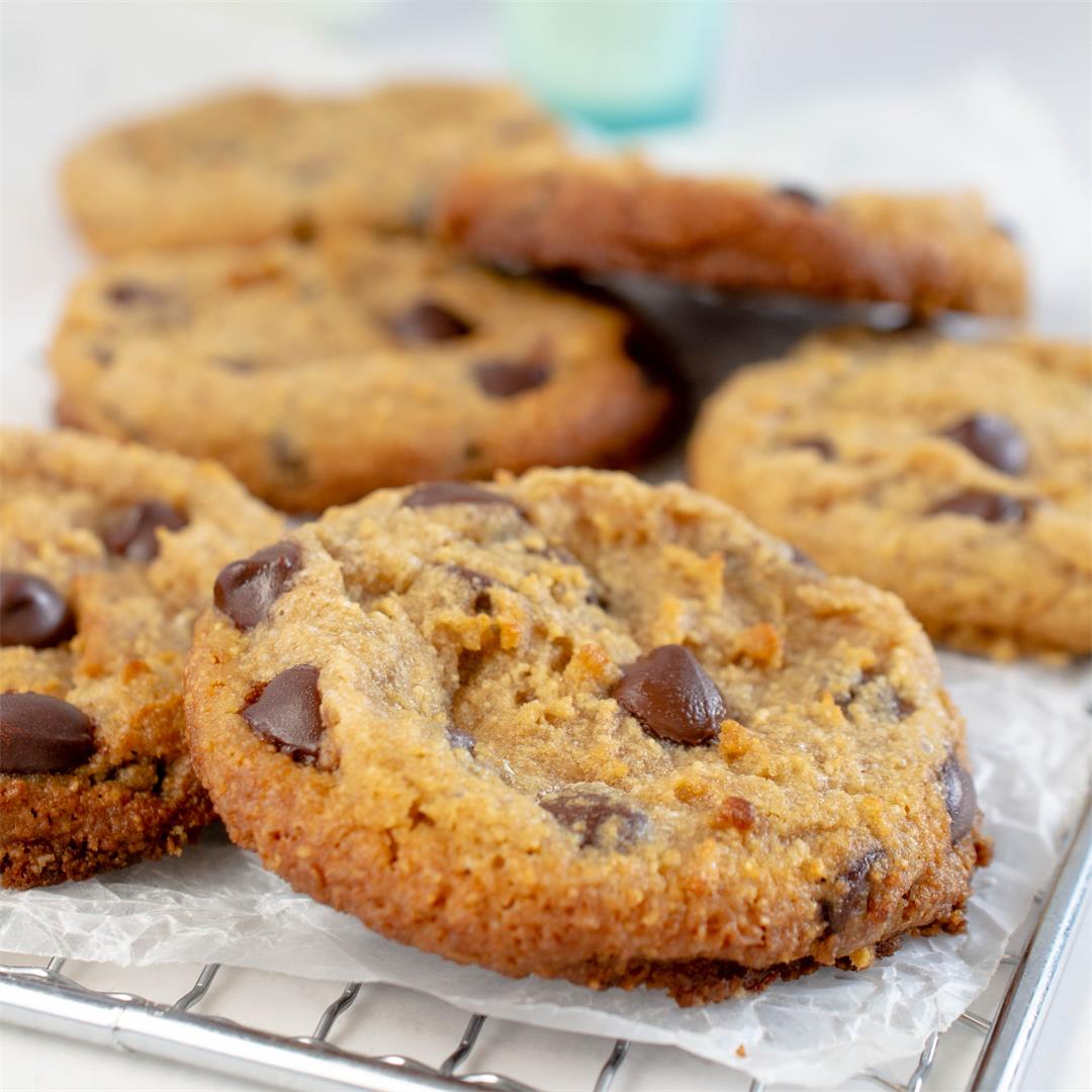 Best Healthy Keto Gluten Free Chocolate Chip Cookies Without Su