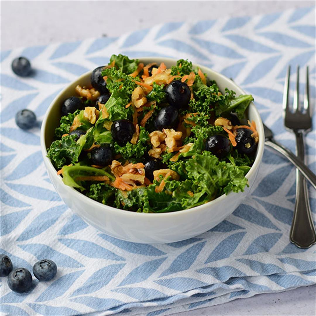 Blueberry Kale Salad