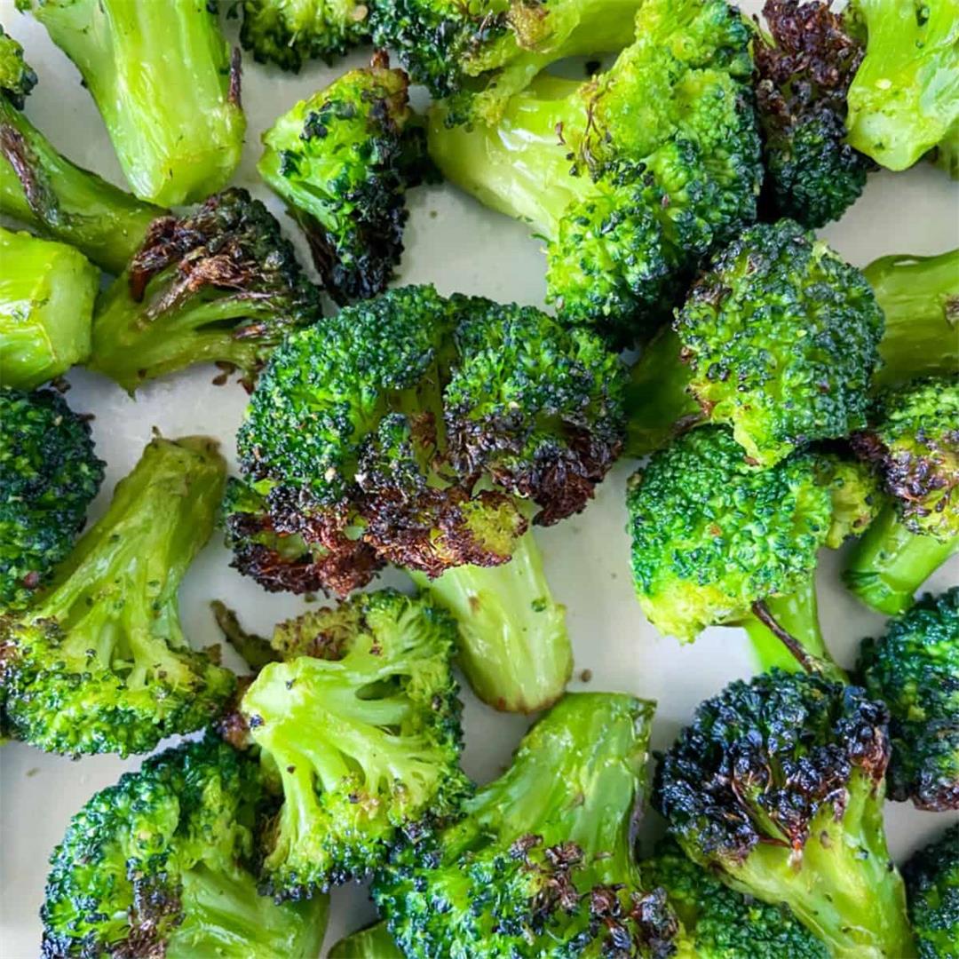 Easy Crispy Air Fryer Frozen Broccoli