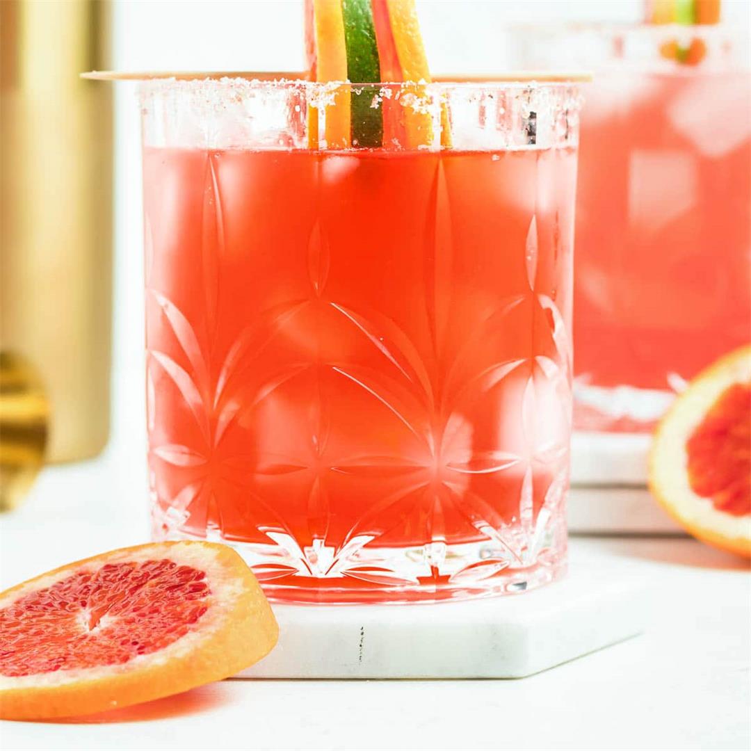 Easy Blood Orange Margaritas Cocktail Recipe