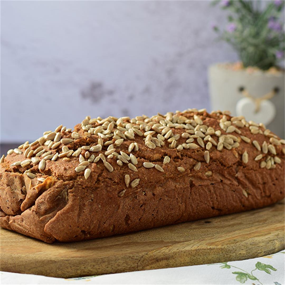 Spelt Sorghum Flour Bread with Sunflower Seeds