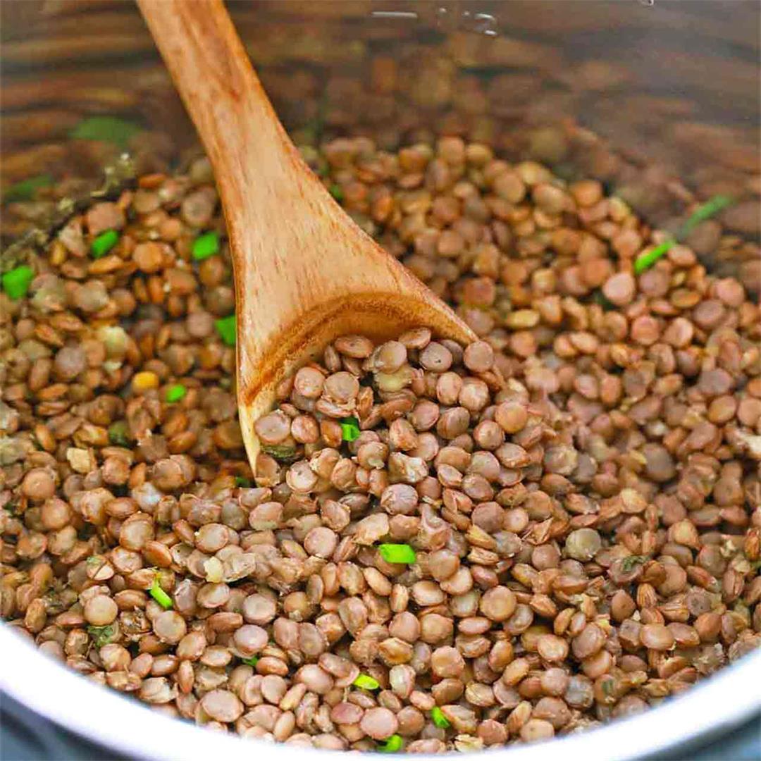 Instant Pot Lentils Recipe