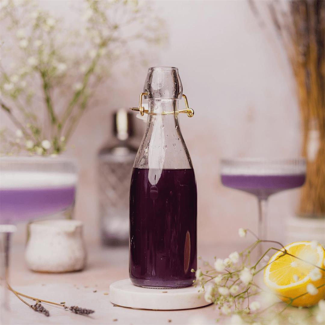 Lavender Simple Syrup Recipe (Sugar Free)