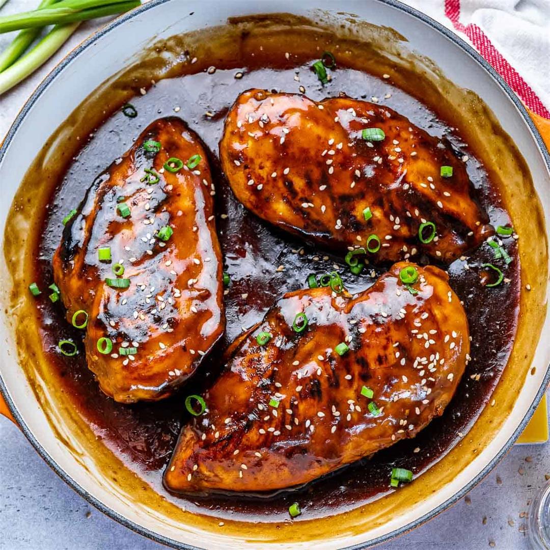 Sweet and Spicy Asian Chili Chicken Breast