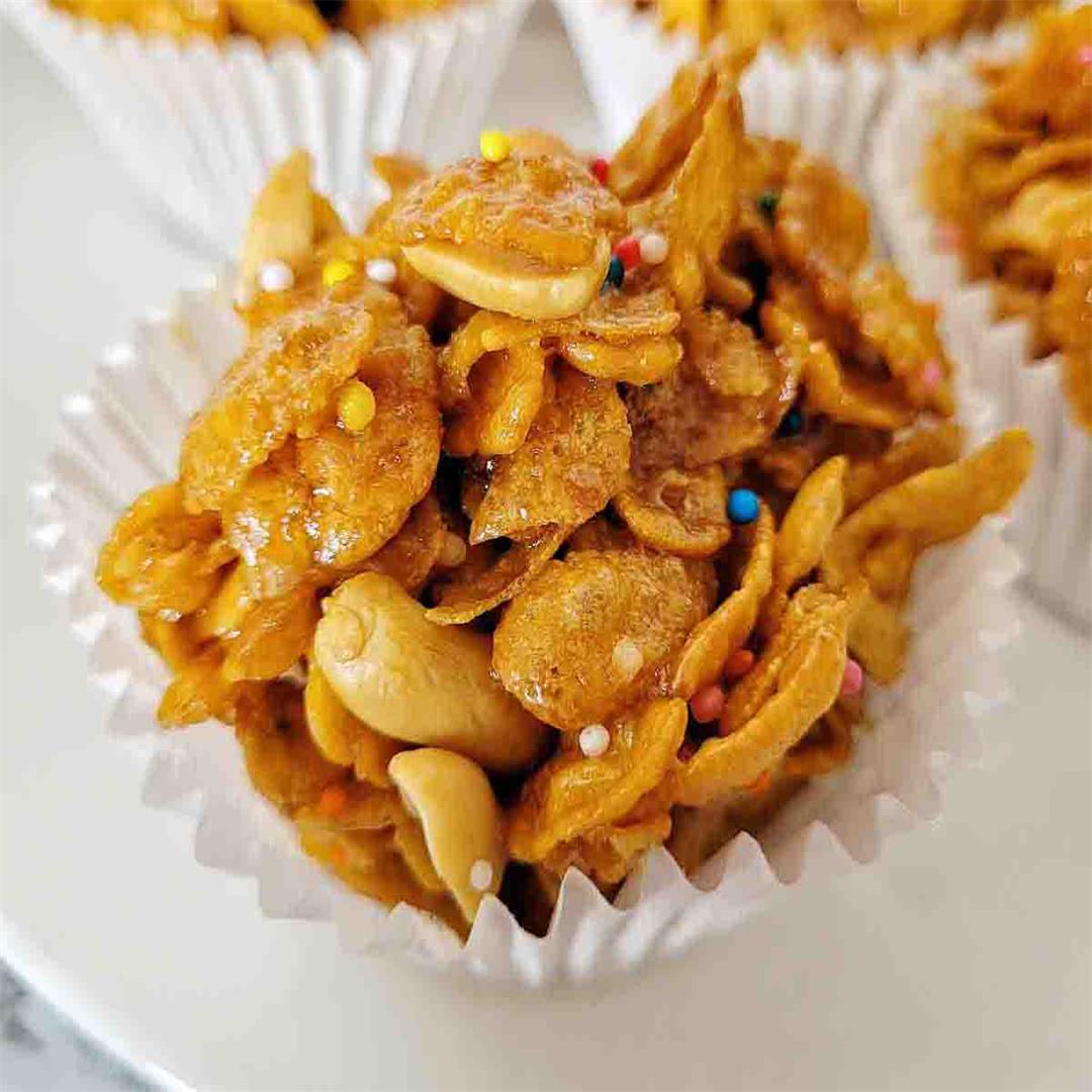 Golden Syrup Cornflake Cakes