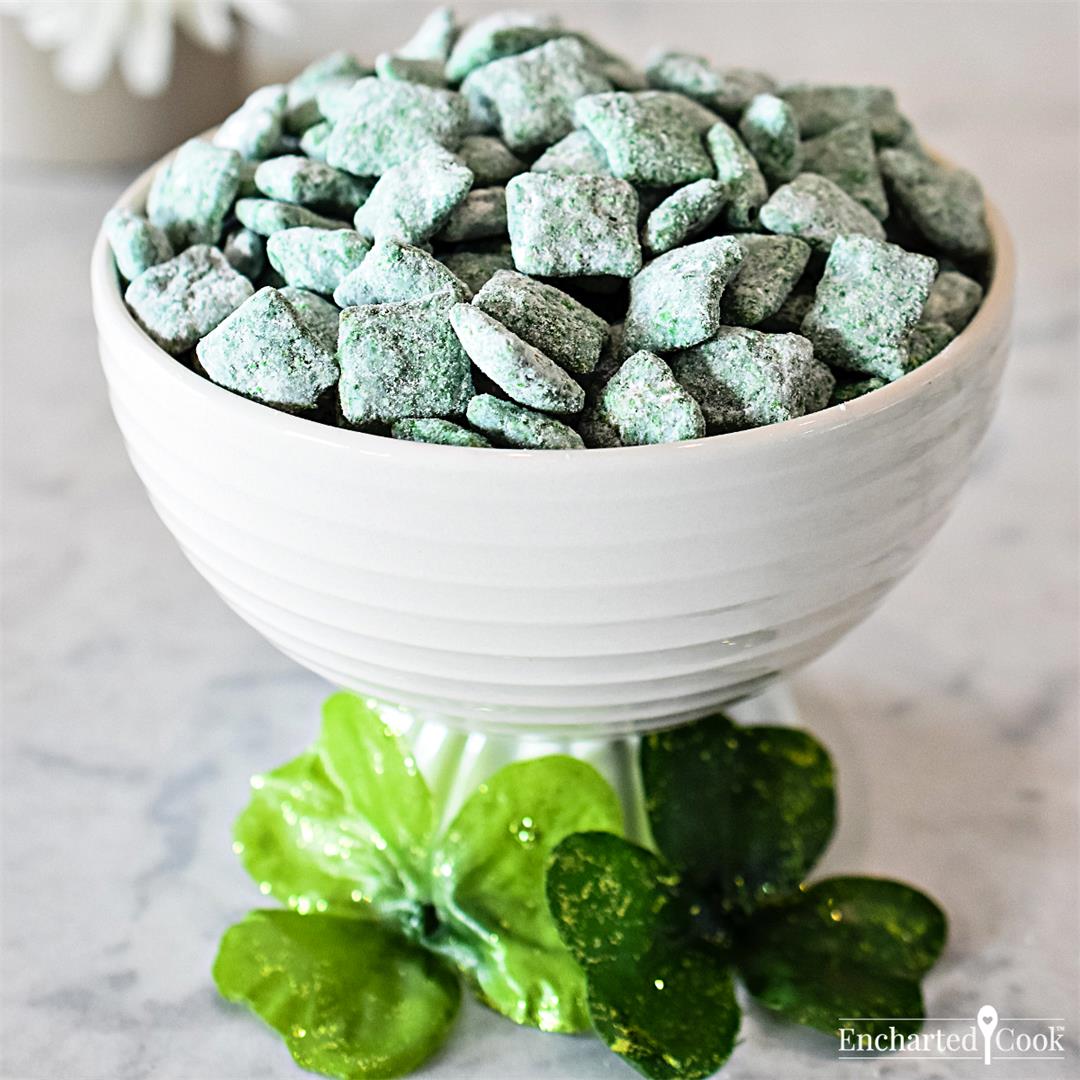St. Patrick’s Day Puppy Chow | Encharted Cook