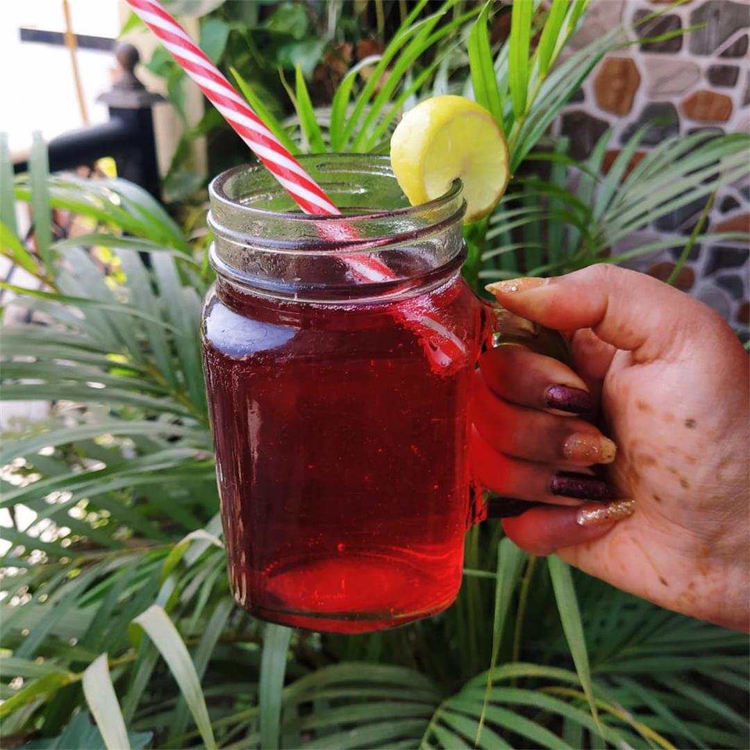 Strawberry Grenadine Lime Mocktail