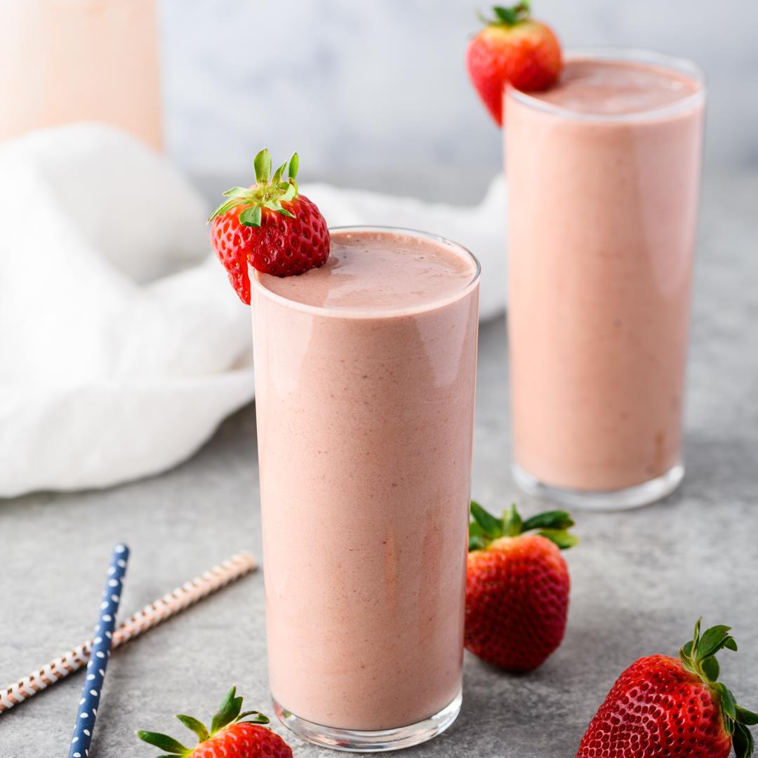Protein-Packed Chocolate Strawberry Smoothie