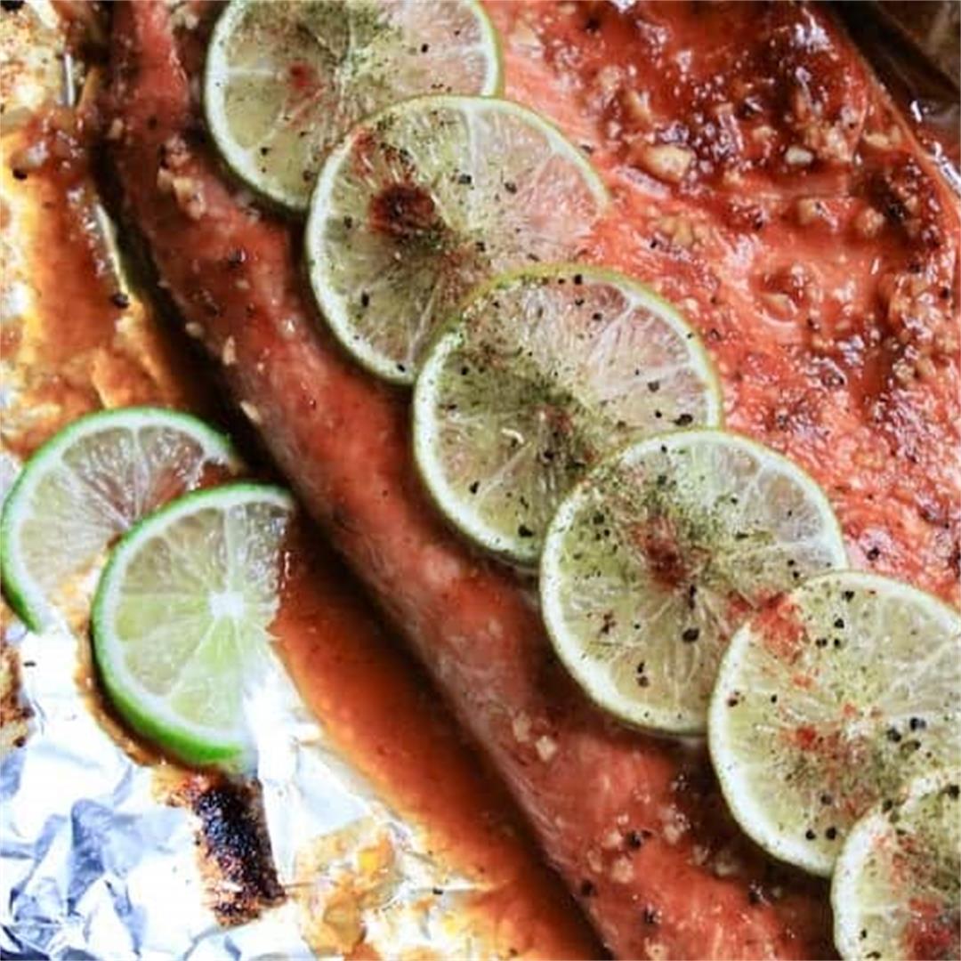 Limey Chili Wild Red Salmon In Foil