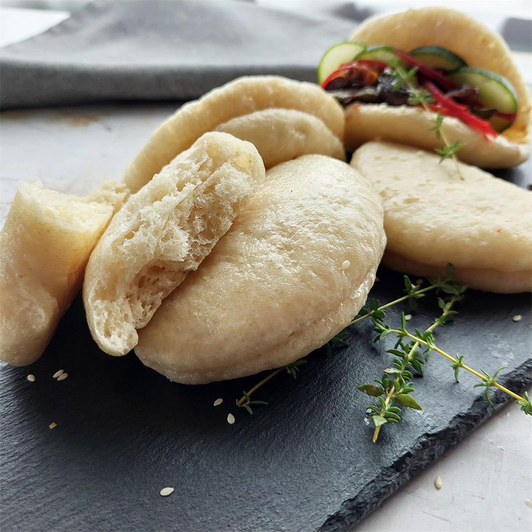 No knead steamed buns (without a steamer) ⋆ The Gardening Foodi