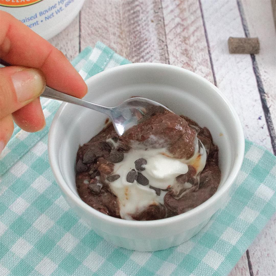 Sticky Chocolate Protein Pudding